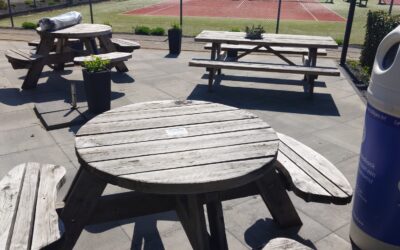 Teruggeef en verloting huidig parkmeubilair